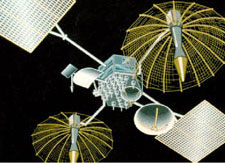 NASA TDRS (Tracking and Data Relay Satellite) communications satellite system.