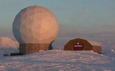 Svalbard ground tracking station in Spitsbergen, Norway.